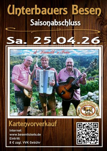 Tickets für d´Laudl´s Trio | Saisonabschluss | am 25.04.2026 - Karten kaufen